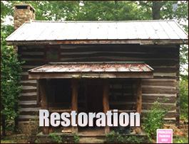 Historic Log Cabin Restoration  Weston, Ohio